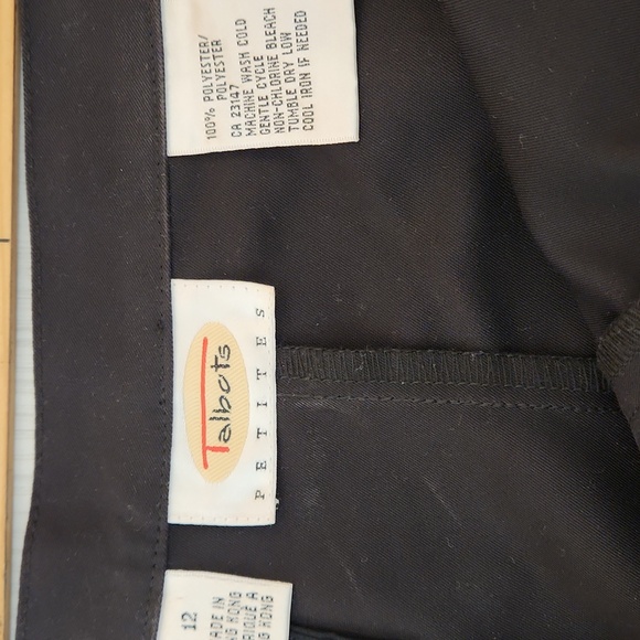 Talbots Black Cargo Maxi Pencil Skirt 12 Petite Utility Pencil Skirt Grunge - Picture 10 of 10